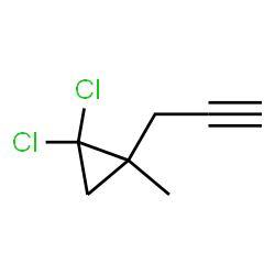Cyclopropane, 1,1-dichloro-2-methyl-2-(2-propynyl)- (9CI) Structure