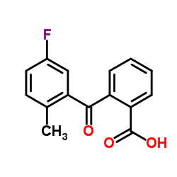 2-(5-Fluoro-2-methylbenzoyl)benzoic acid结构式