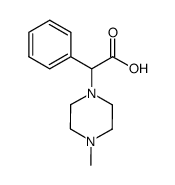 2-(4-methylpiperazin-1-yl)-2-phenylacetic acid structure