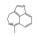 3,4-Dihydro-6-methyl-1H-azepino[5,4,3-cd]indole结构式