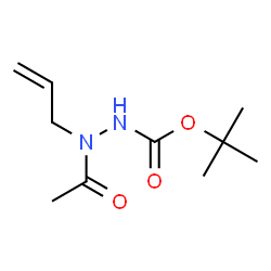 Hydrazinecarboxylic acid, 2-acetyl-2-(2-propenyl)-, 1,1-dimethylethyl ester结构式