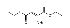 diethyl 1-amino-1,2-ethylenedicarboxylate Structure