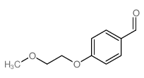 4-(2-Methoxy-ethoxy)-benzaldehyde structure