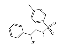 N-(2-bromo-2-phenylethyl)-4-methylbenzenesulfonamide结构式