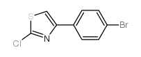 4-(4-BROMOPHENYL)-2-CHLOROTHIAZOLE structure