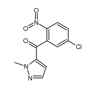 (5-chloro-2-nitro-phenyl)-(2-methyl-2H-pyrazol-3-yl)-methanone Structure