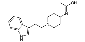 N-[1-[2-(1H-indol-3-yl)ethyl]piperidin-4-yl]acetamide结构式