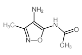 N-(4-Amino-3-methyl-oxazol-5-yl)acetamide结构式