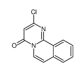 2-氯嘧啶并[2,1-a]异喹啉-4-酮结构式