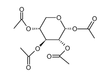 α-D-xylopyranose tetraacetate Structure