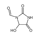 1-formyl-5-hydroxyhydantoin结构式