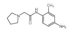 N-(4-amino-2-methylphenyl)-2-pyrrolidin-1-ylacetamide Structure