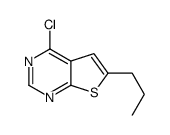 4-chloro-6-propylthieno[2,3-d]pyrimidine Structure