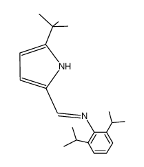 N-(2,6-bis(isopropyl)phenyl)-5-tert-butylpyrrolylaldimine结构式