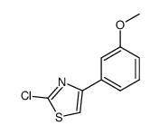 2-chloro-4-(3-methoxy-phenyl)-thiazole结构式