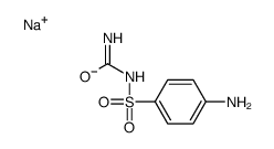 sodium,(4-aminophenyl)sulfonylcarbamoylazanide Structure