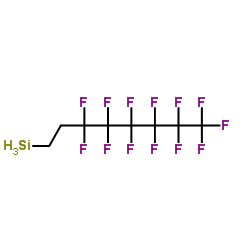 (tridecafluoro-1,1,2,2-tetrahydrooctyl)silane结构式