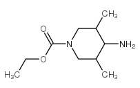 1-Piperidinecarboxylicacid,4-amino-3,5-dimethyl-,ethylester(9CI)结构式