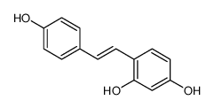 4-[2-(4-hydroxyphenyl)ethenyl]benzene-1,3-diol结构式