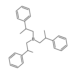 tris(2-phenylpropyl)borane结构式