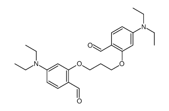 4-(diethylamino)-2-[3-[5-(diethylamino)-2-formylphenoxy]propoxy]benzaldehyde Structure