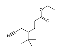 ethyl 4-(cyanomethyl)-5,5-dimethylhexanoate Structure