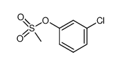 3-chlorophenyl methanesulfonate结构式