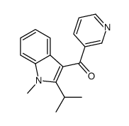 (1-methyl-2-propan-2-ylindol-3-yl)-pyridin-3-ylmethanone结构式