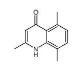 2,5,8-trimethyl-1H-quinolin-4-one结构式