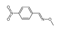 (E)-4-nitrobenzaldehyde O-methyl oxime Structure