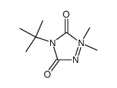 1,1-dimethyl-4-tert-butyl-3,5-dioxo-1,2,4-triazolidinium hydroxide inner salt结构式
