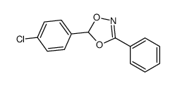 5-(4-chlorophenyl)-3-phenyl-1,4,2-dioxazole structure