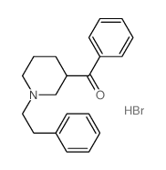Methanone,phenyl[1-(2-phenylethyl)-3-piperidinyl]-, hydrobromide (1:1)结构式