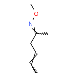 4-Hexen-2-one O-methyl oxime structure