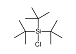 tritert-butyl(chloro)silane Structure
