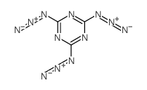 2,4,6-Triazido-1,3,5-triazine结构式