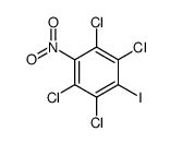 1,2,4,5-tetrachloro-3-iodo-6-nitrobenzene结构式