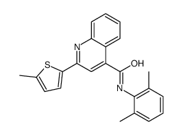 N-(2,6-dimethylphenyl)-2-(5-methylthiophen-2-yl)quinoline-4-carboxamide Structure