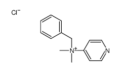 benzyl-dimethyl-pyridin-4-ylazanium,chloride Structure