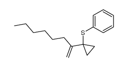 (1-(oct-1-en-2-yl)cyclopropyl)(phenyl)sulfane结构式
