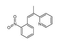 2-[1-(2-nitrophenyl)prop-1-en-2-yl]pyridine结构式