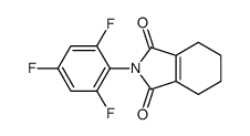 2-(2,4,6-trifluorophenyl)-4,5,6,7-tetrahydroisoindole-1,3-dione Structure