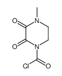 4-methyl-2,3-dioxopiperazine-1-carbonyl chloride结构式