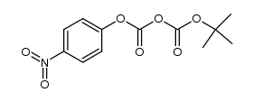 tert.-Butyl-p-nitrophenyl-dicarbonat Structure
