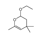 2-ethoxy-4,4,6-trimethyl-2,3-dihydropyran结构式