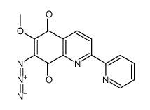 7-azido-6-methoxy-2-pyridin-2-ylquinoline-5,8-dione结构式