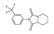 2-[3-(trifluoromethyl)phenyl]-6,7,8,8a-tetrahydro-5H-imidazo[1,5-a]pyridine-1,3-dione Structure