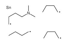 N,N-dimethyl-4-tributylstannylbutan-1-amine Structure