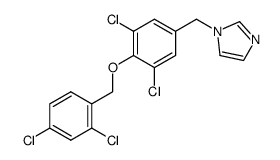 1-[3,5-dichloro-4-(2,4-dichloro-benzyloxy)-benzyl]-1H-imidazole Structure