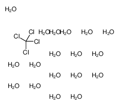 tetrachloromethane,octadecahydrate结构式